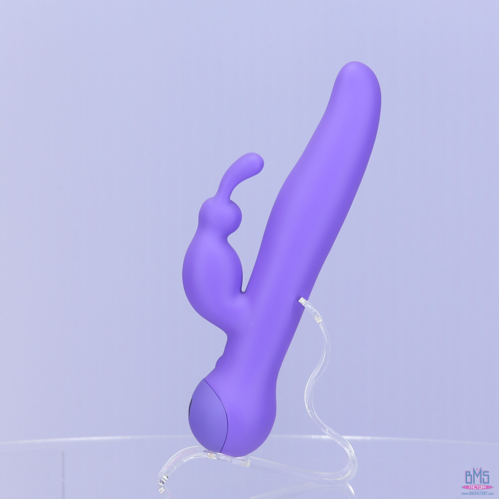 Swan - Touch - Duo - Dual Rabbit Vibrator - Rechargeable - Purple