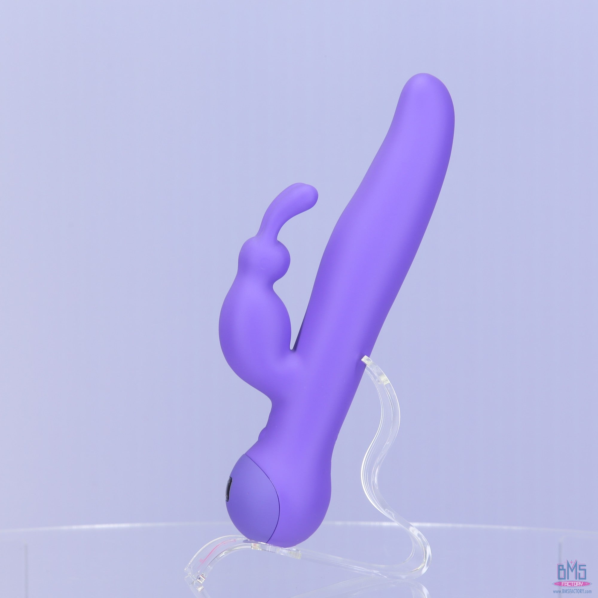 Swan - Touch - Duo - Dual Rabbit Vibrator - Rechargeable - Purple