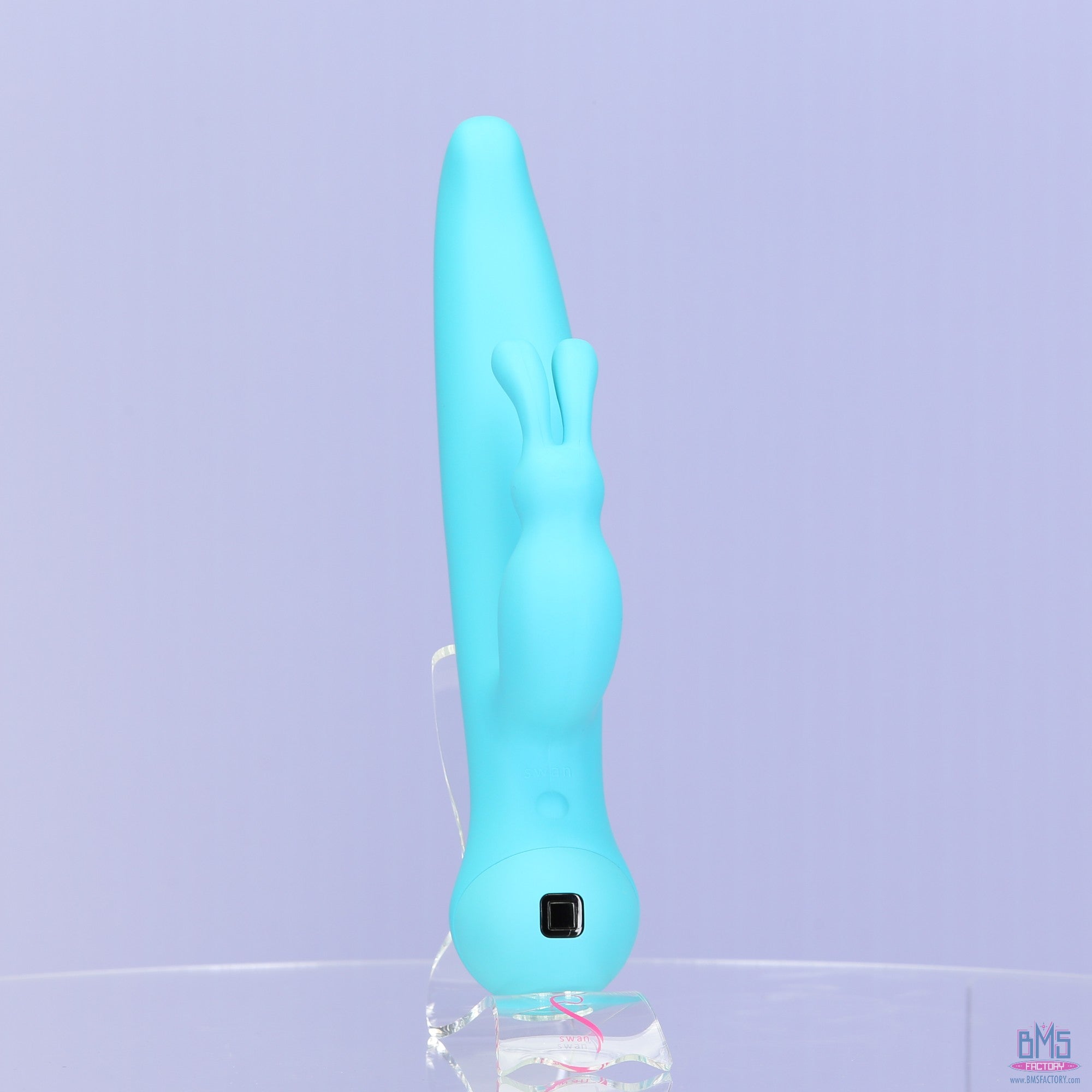Swan - Touch - Duo - Dual Rabbit Vibrator - Rechargeable - Teal