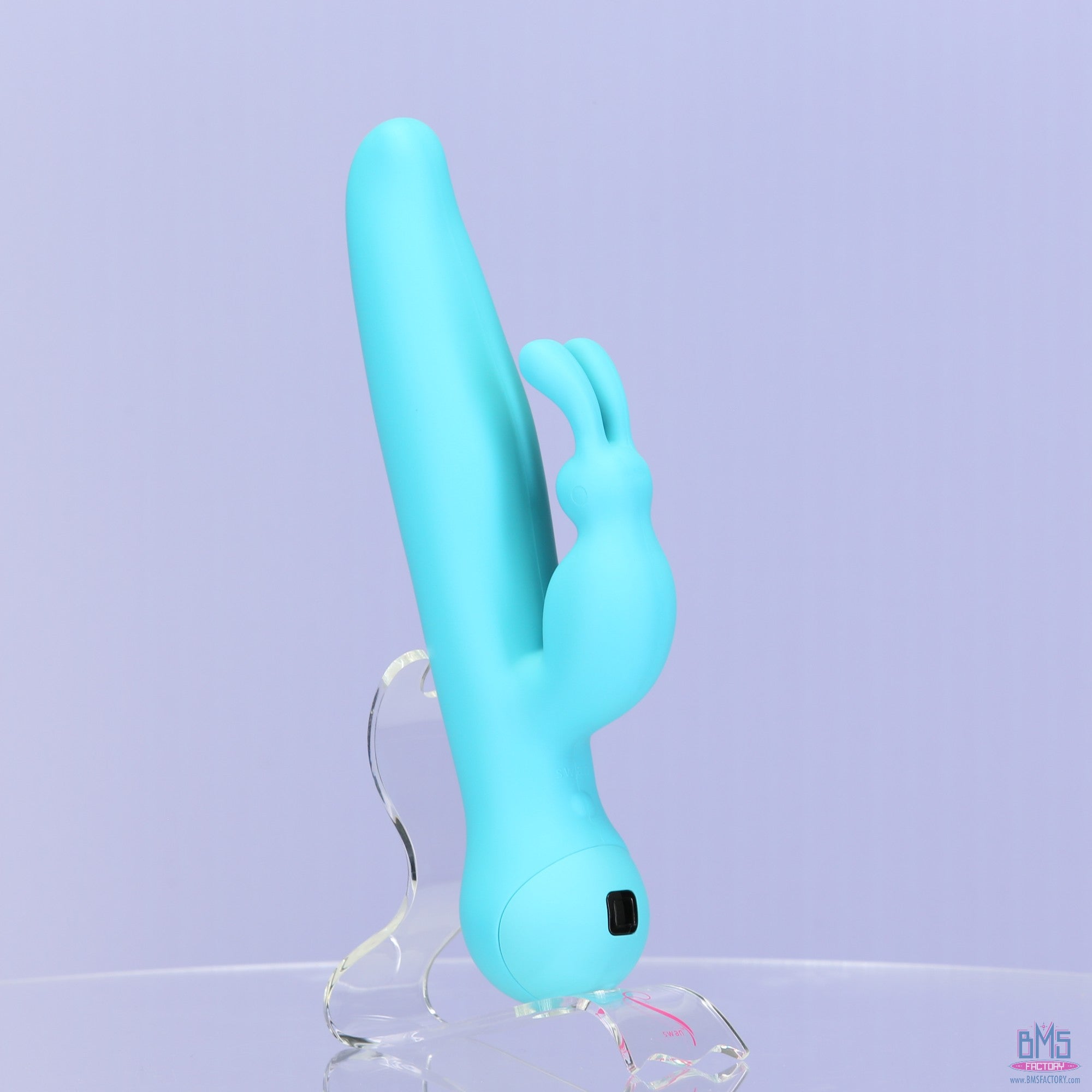 Swan - Touch - Duo - Dual Rabbit Vibrator - Rechargeable - Teal