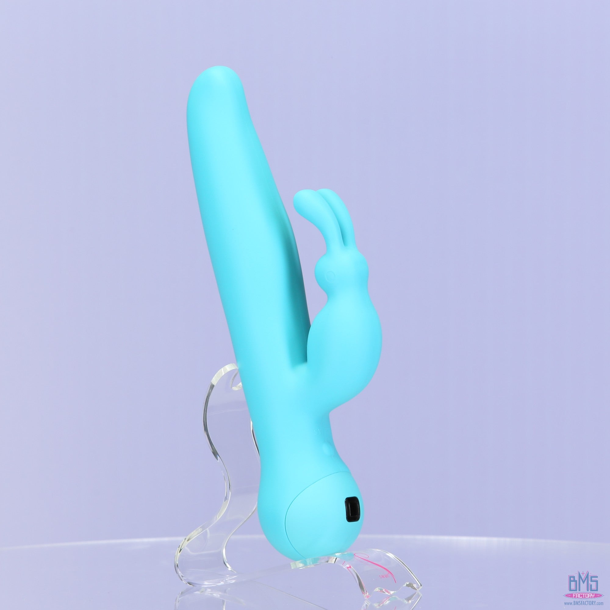 Swan - Touch - Duo - Dual Rabbit Vibrator - Rechargeable - Teal