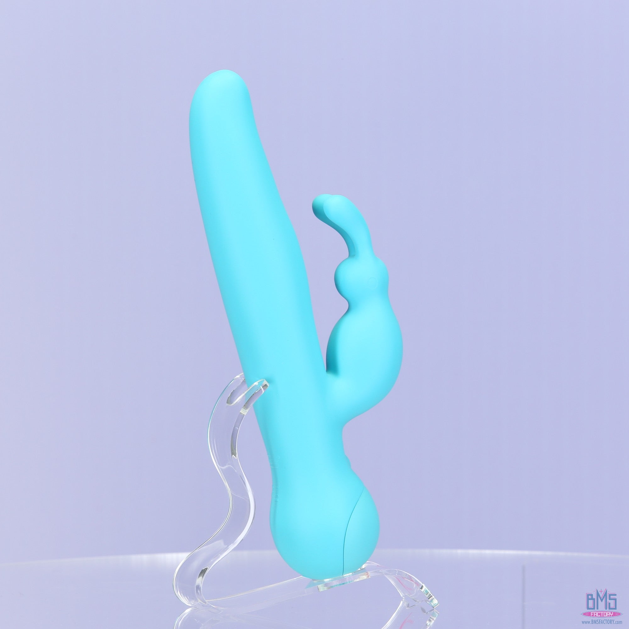 Swan - Touch - Duo - Dual Rabbit Vibrator - Rechargeable - Teal