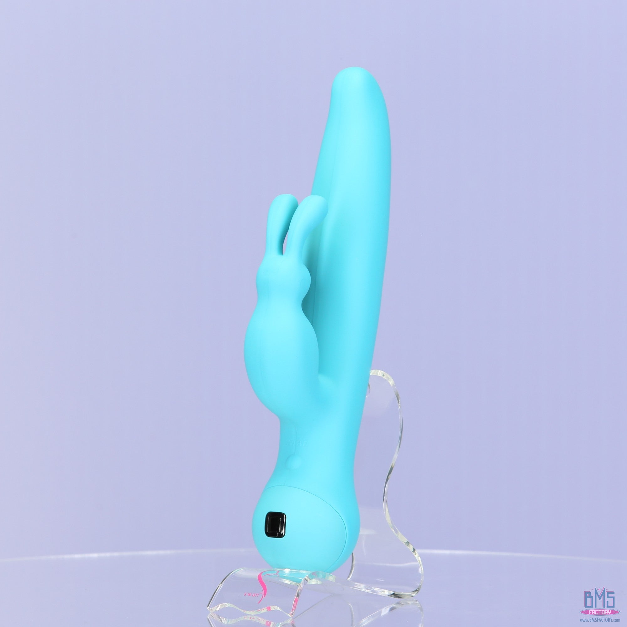 Swan - Touch - Duo - Dual Rabbit Vibrator - Rechargeable - Teal