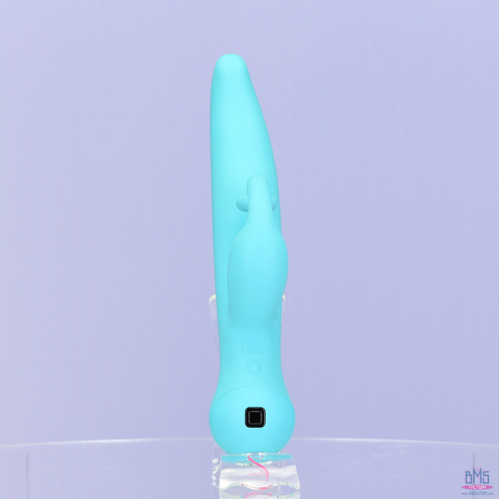 Swan - Touch - Trio - Rabbit Vibrator - Rechargeable - Teal