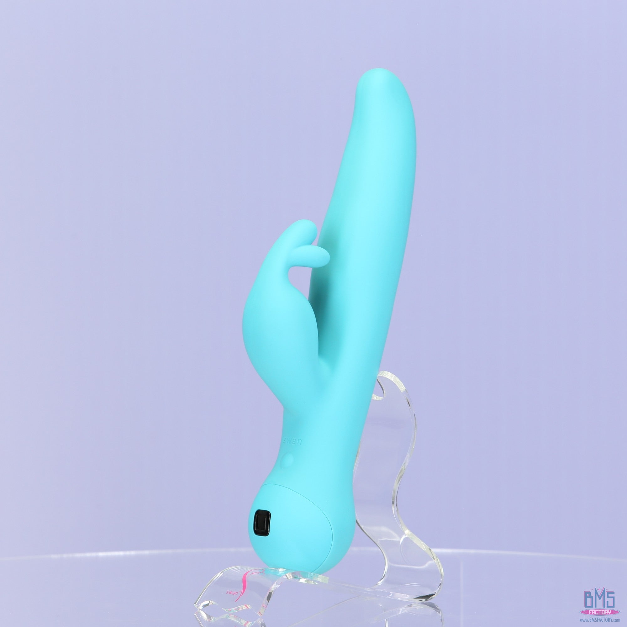 Swan - Touch - Trio - Rabbit Vibrator - Rechargeable - Teal