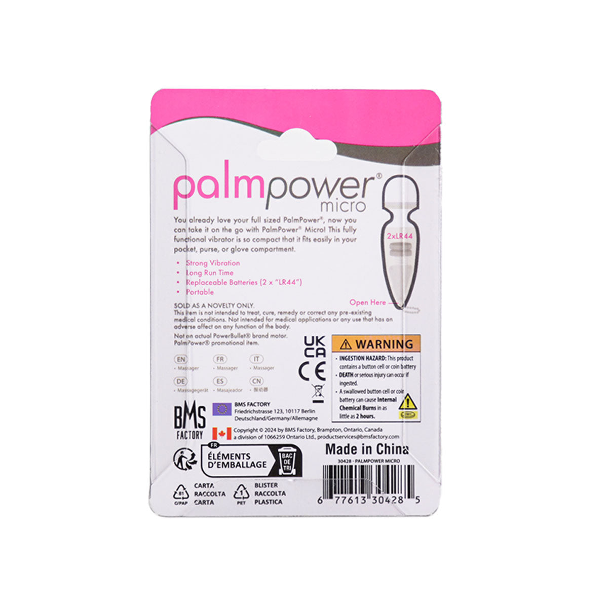 PalmPower - Micro - Masseur et Porte-clés