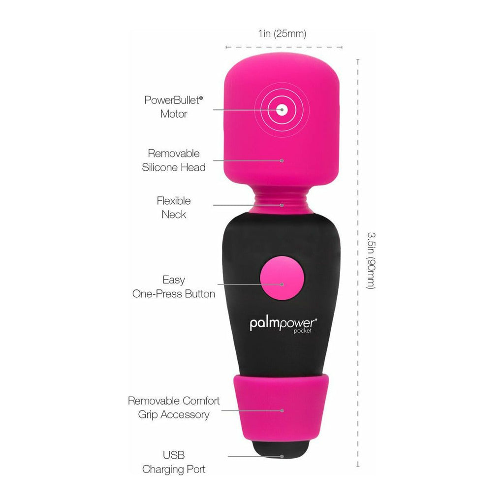 PalmPower - Pocket - Mini-masseur rechargeable