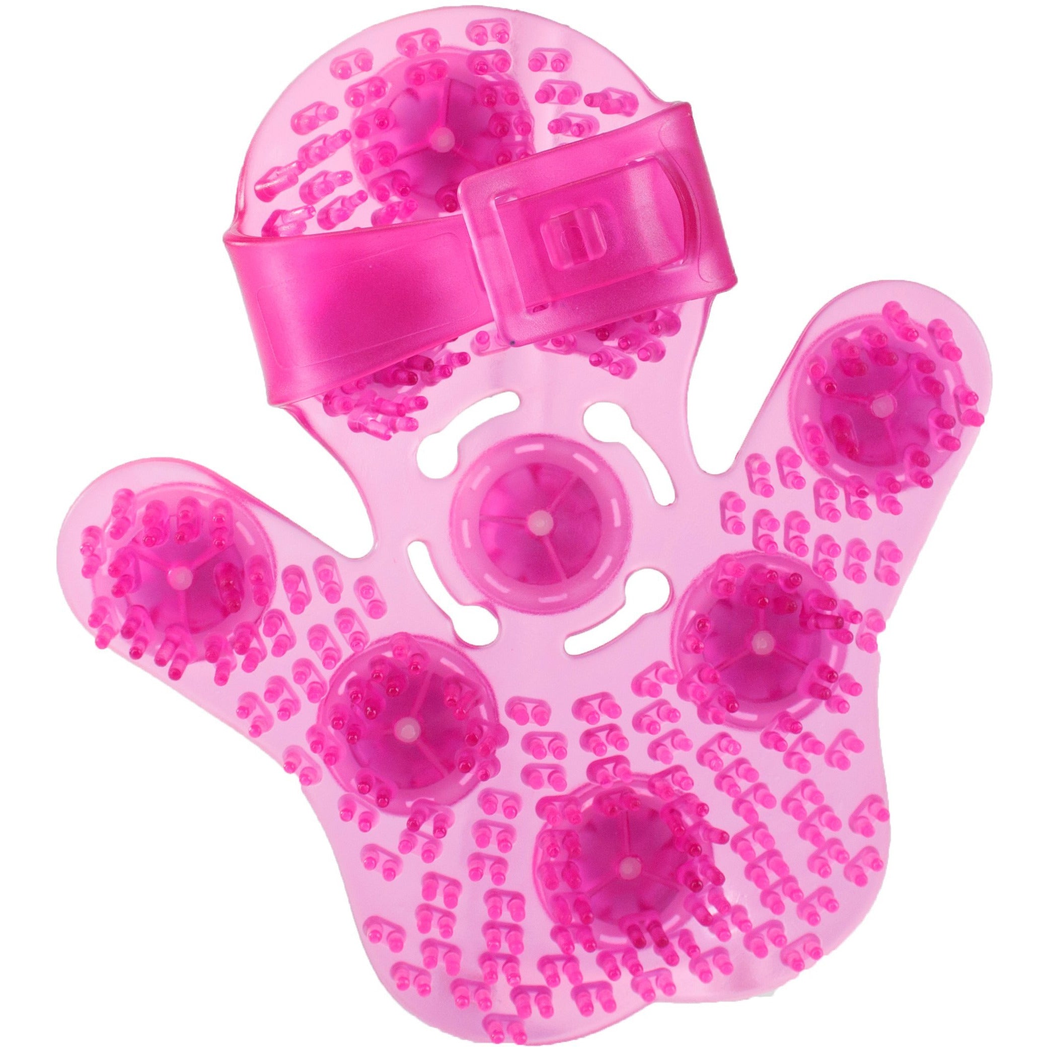 Roller Ball Massage Glove - Pink