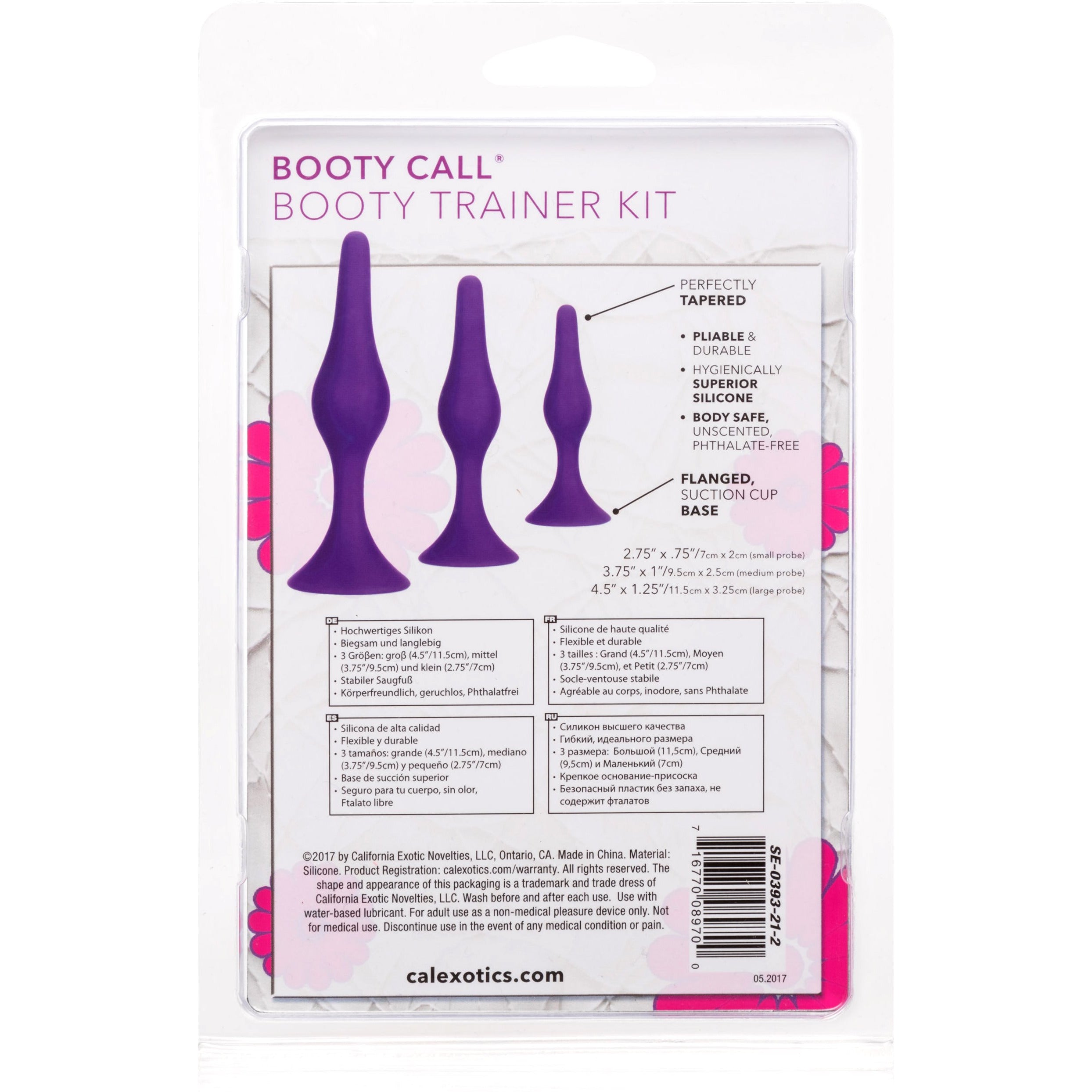 CALEXOTICS® - Booty Call Booty Trainer Kit - 3 Sizes Included - Purple