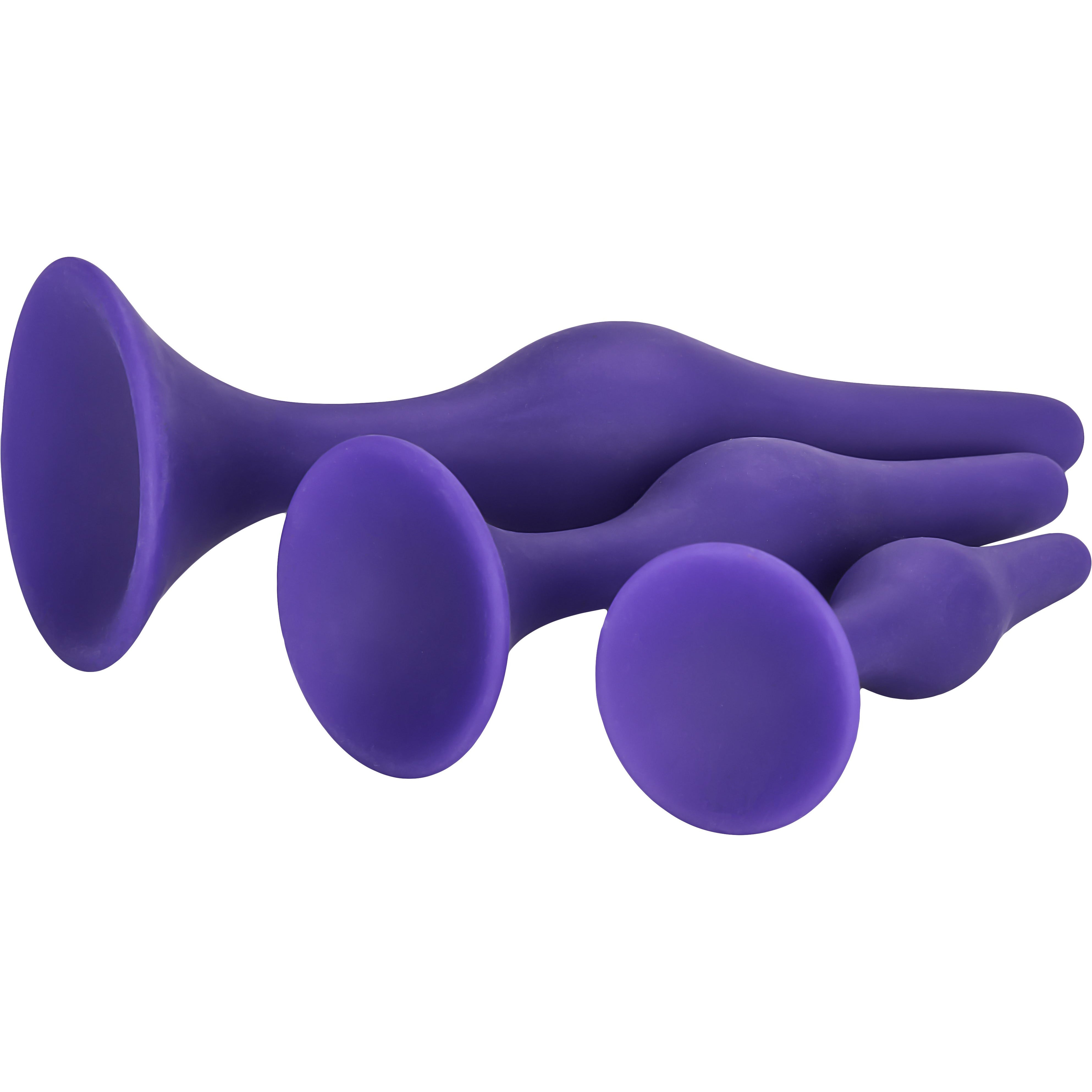 CALEXOTICS® - Booty Call Booty Trainer Kit - 3 Sizes Included - Purple