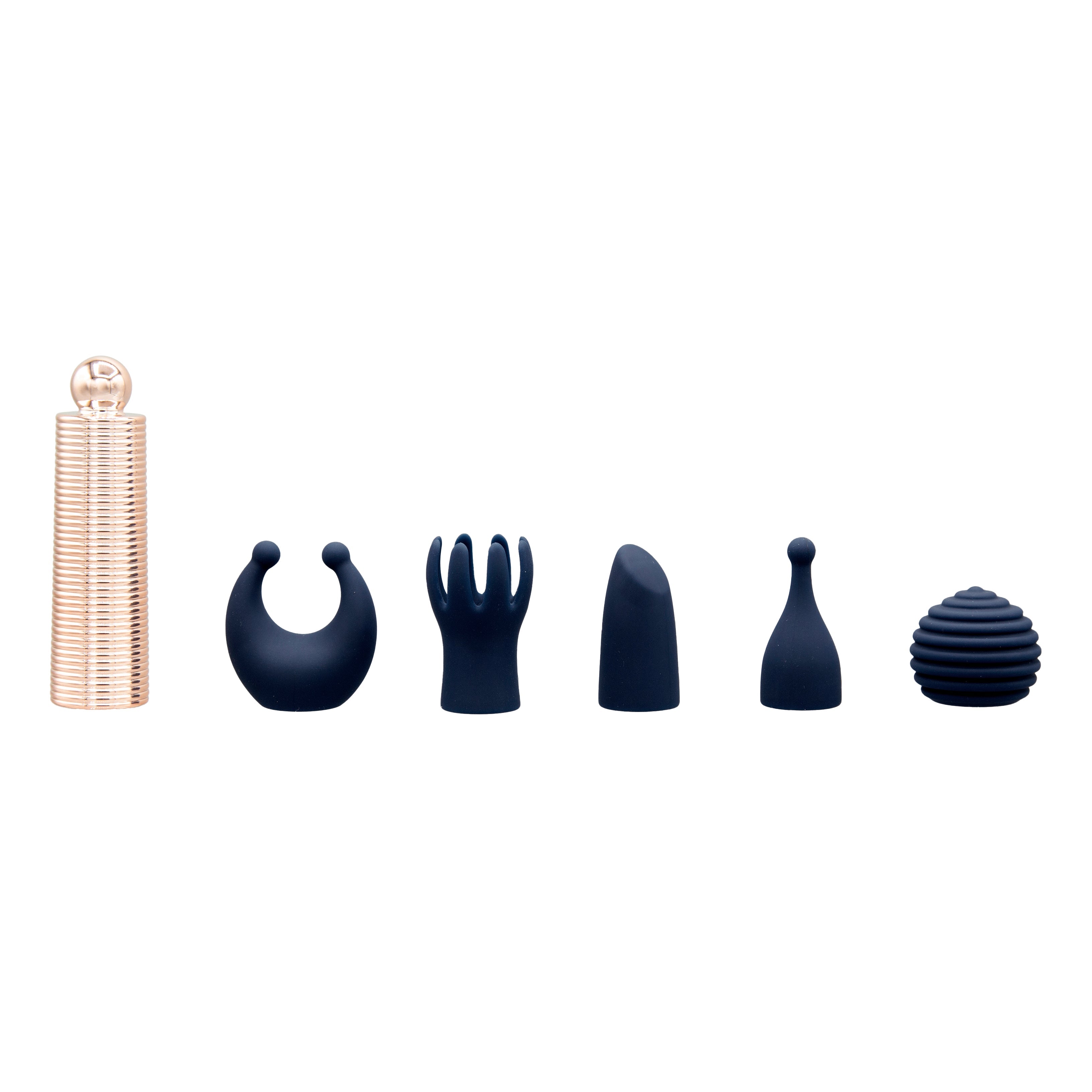 PILLOW TALK SECRETS - DESIRES - 6-Piece Mini Massager Set - Navy