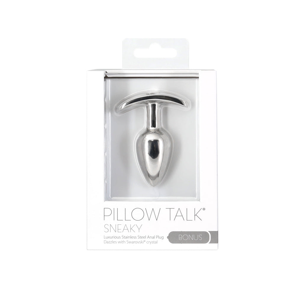 Pillow Talk - Luxurious et Discret Plug Anal en Acier Inoxydable