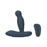 LUX active - Revolve Rotating & Vibrating Anal Massager Remote Included - 4.5" - Dark Blue