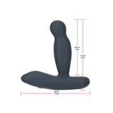 LUX active - Revolve Rotating & Vibrating Anal Massager Remote Included - 4.5" - Dark Blue