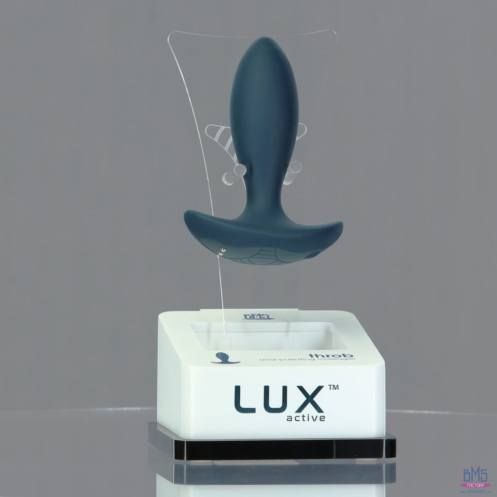 LUX active - Throb - Masseur anal pulsant de 11,4 cm - Télécommande incluse