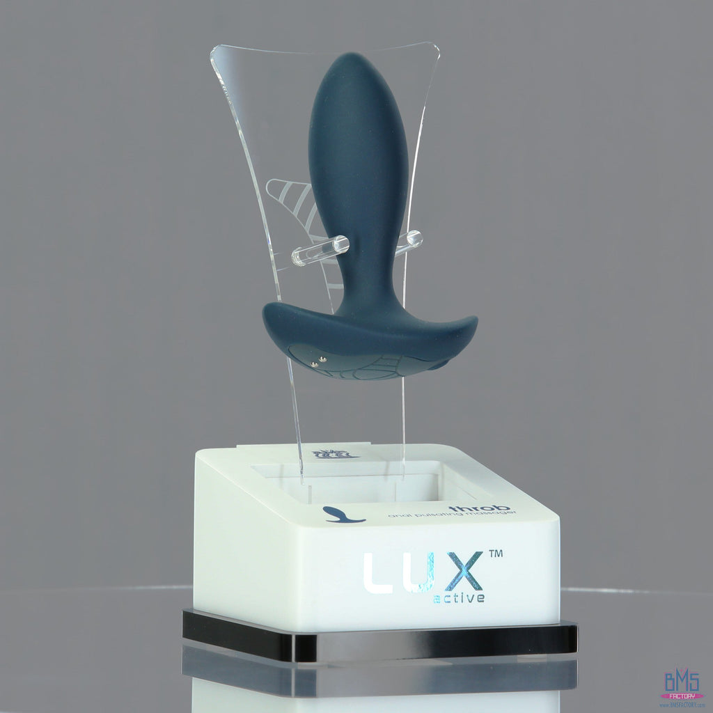 LUX active - Throb - Masseur anal pulsant de 11,4 cm - Télécommande incluse