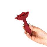 LUX active - Red Rose Silicone Anal Plug