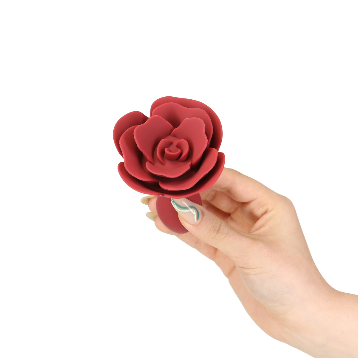 LUX active - Red Rose Silicone Anal Plug