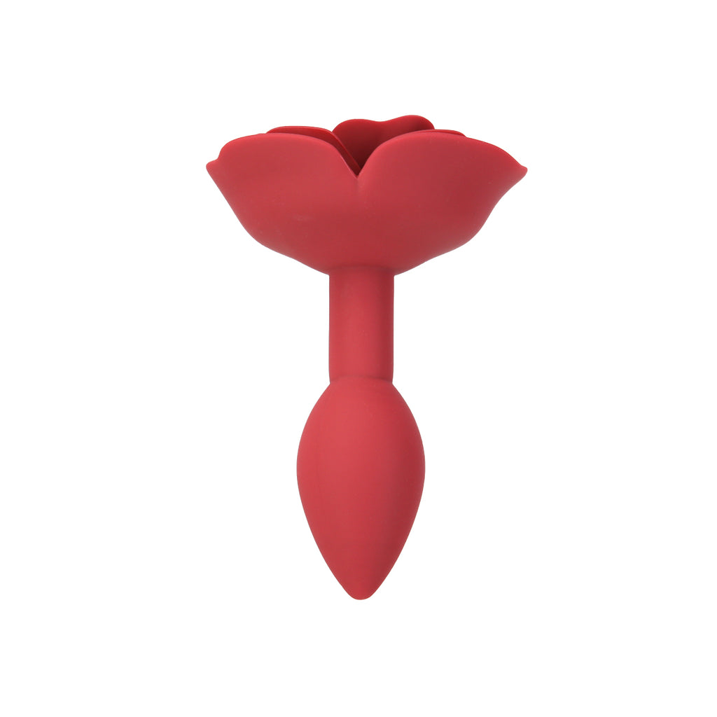 LUX active - Plug anal en silicone Rose Rouge