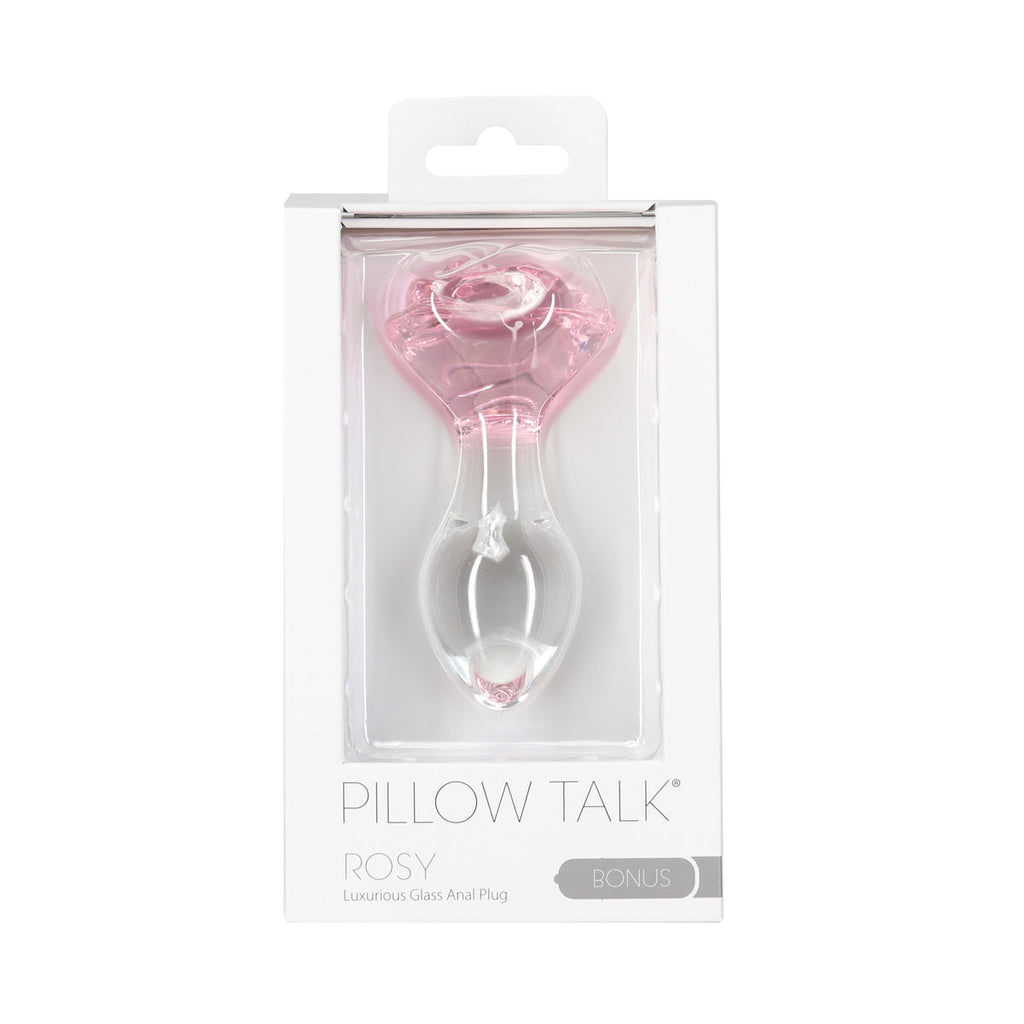 Pillow Talk - Rosy - Plug Anal Luxueux en Verre