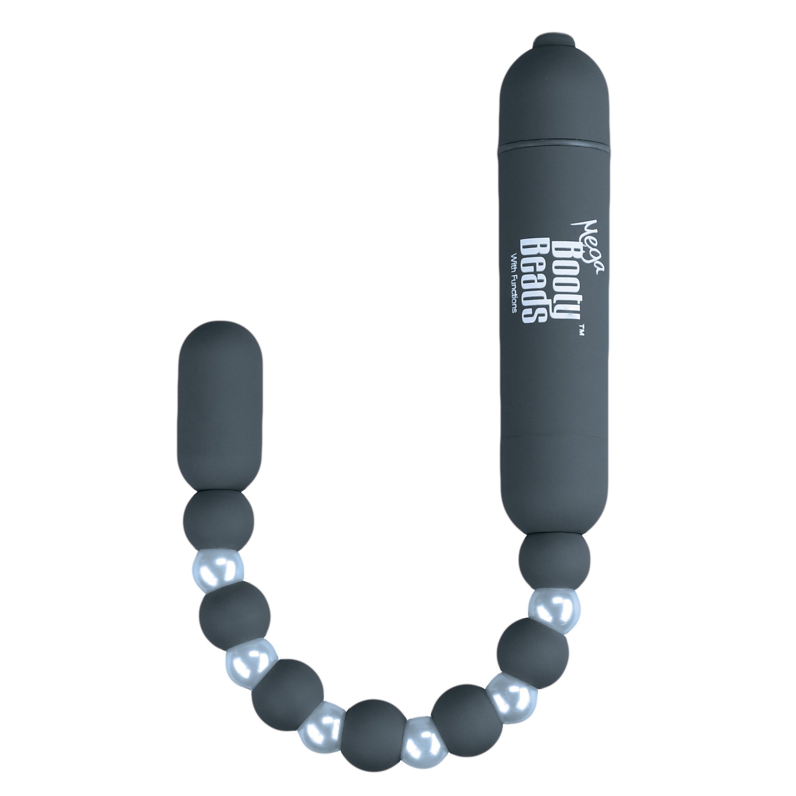 PowerBullet - Mega Booty Beads with Functions - Grey