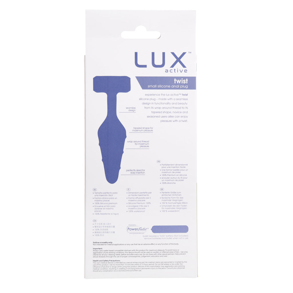 LUX active - Twist Plug - Small - Blue