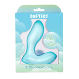 Vibromasseur en silicone Softies 5 po – Bleu