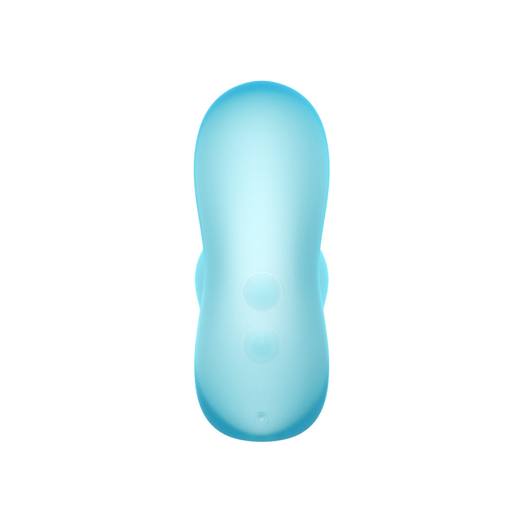 Vibromasseur en silicone Softies 5 po – Bleu