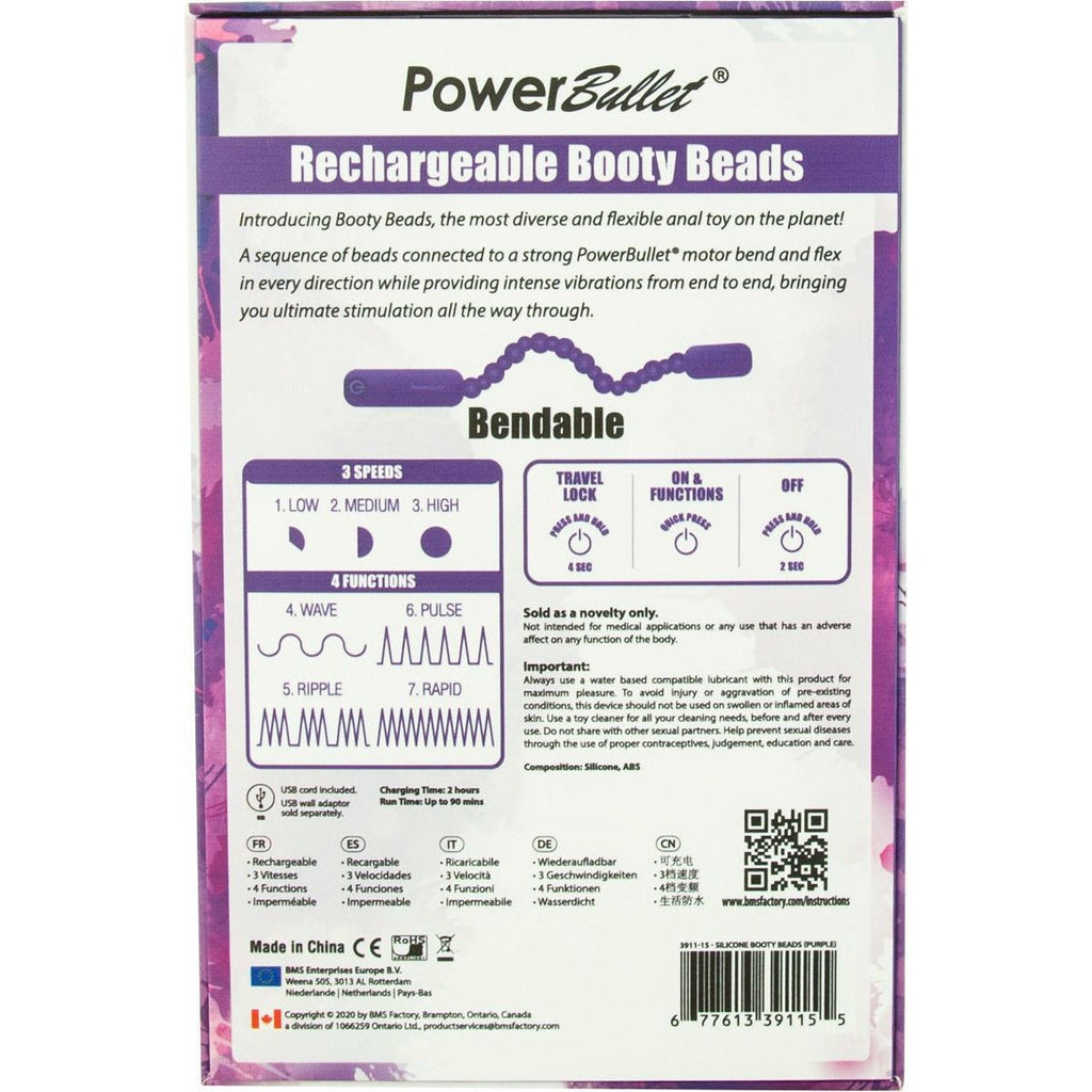 Rechargeable Booty Beads-Purple