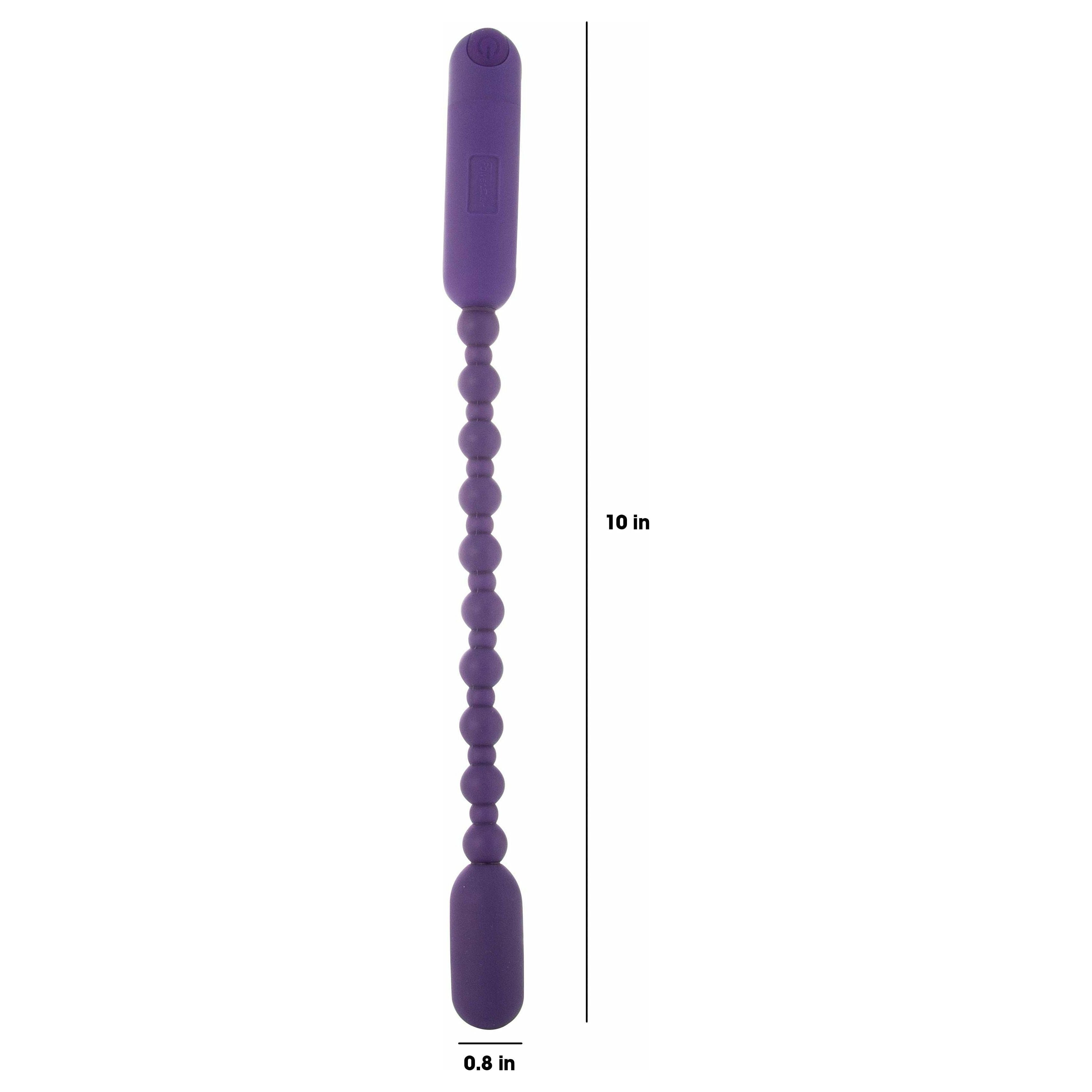 Perles Butt Plug Rechargeables - Violet
