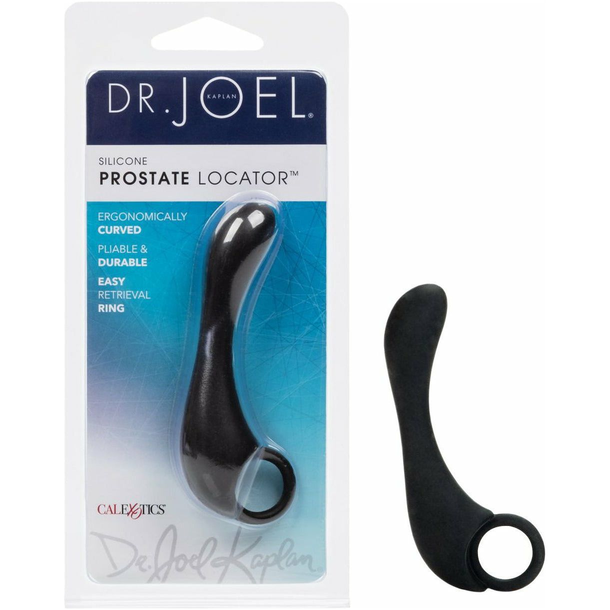 CalExotics® Dr Joel Silicone Prostate Locator - Black