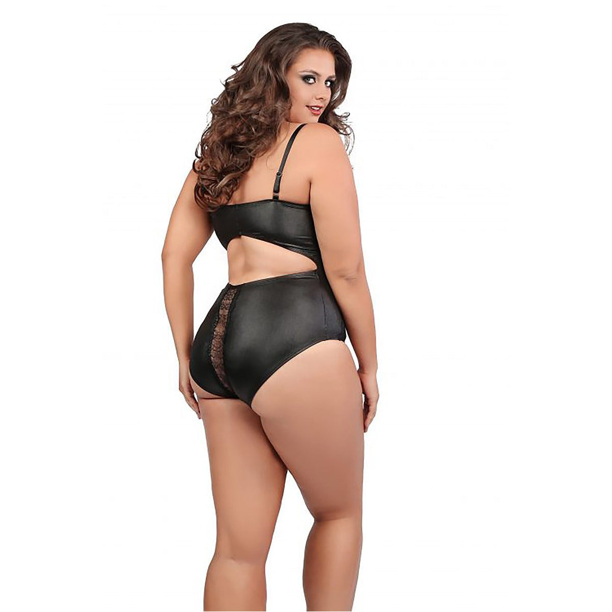 Kitten Plus by Allure - Aliya Teddy - Black - Plus Size