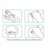 Pure Love® -  Lil’ Larry Rotating Vibrating Dong with Wired Remote