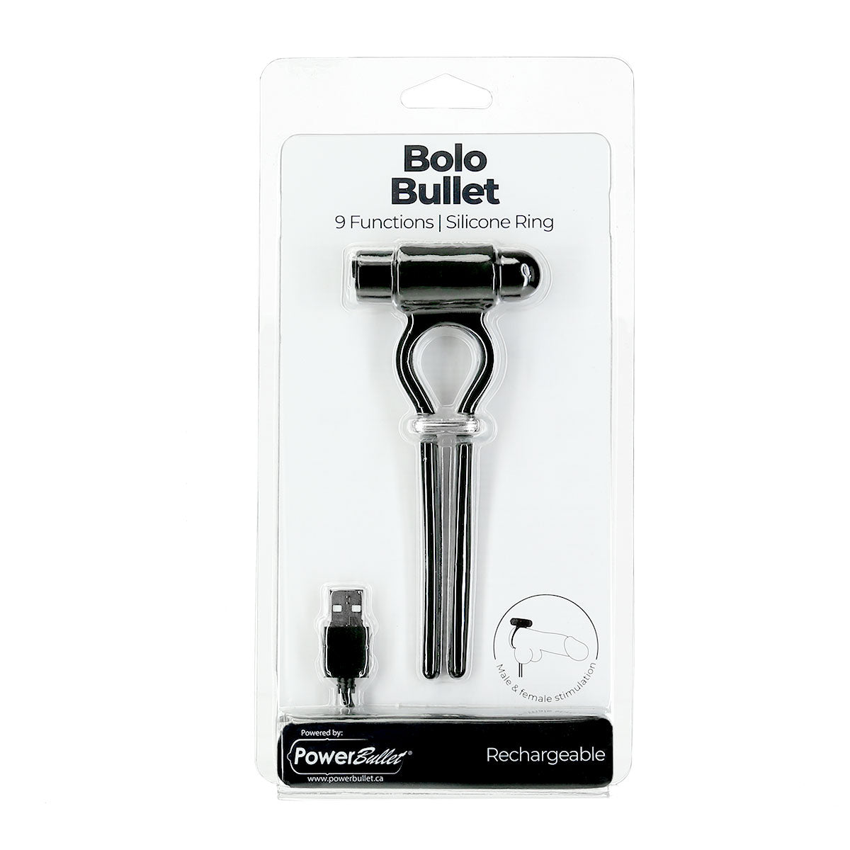BMS - Bolo Bullet - Vibrating Adjustable Cock Tie