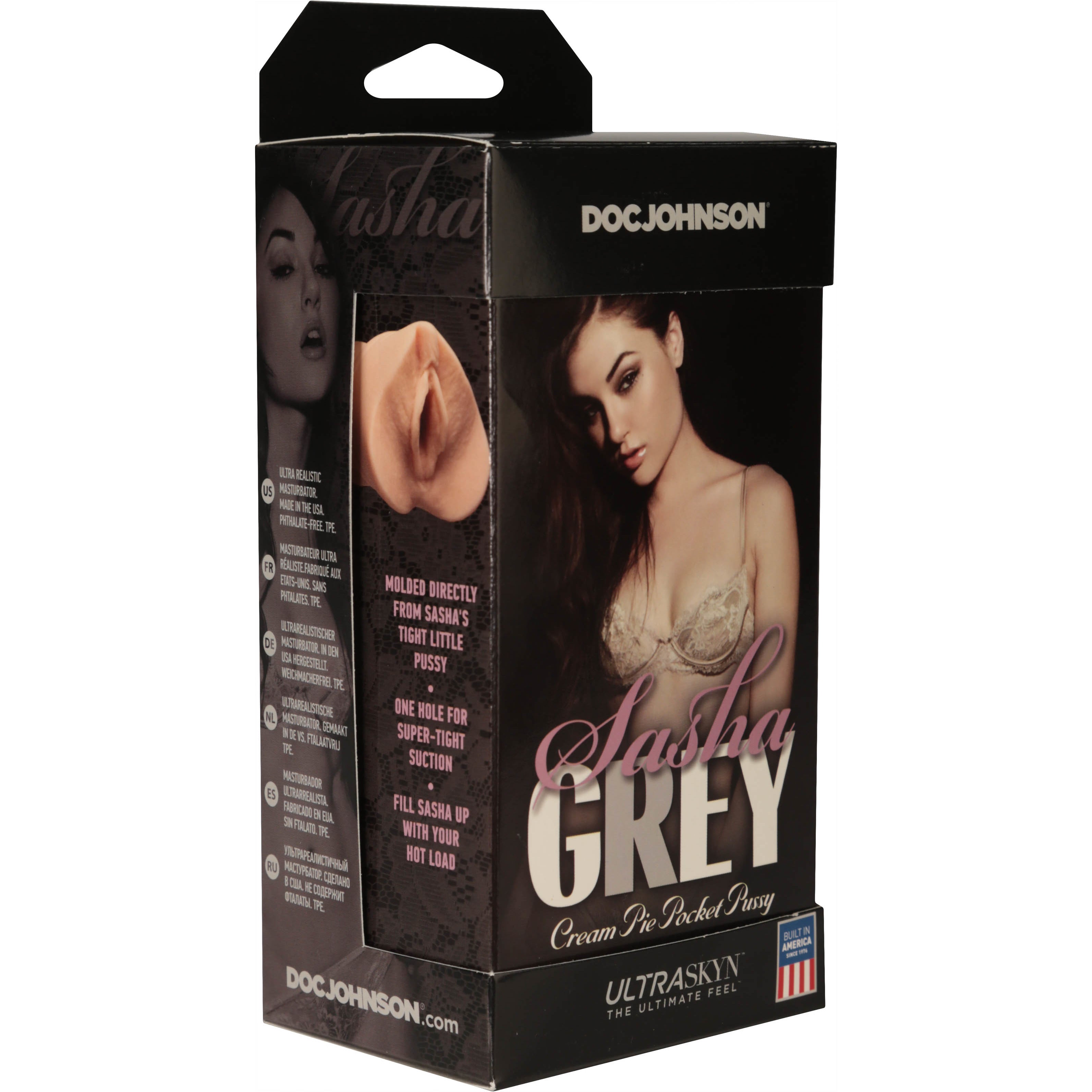 Poupée de masturbation Doc Johnson Sasha Grey Cream Pie Pocket Pussy