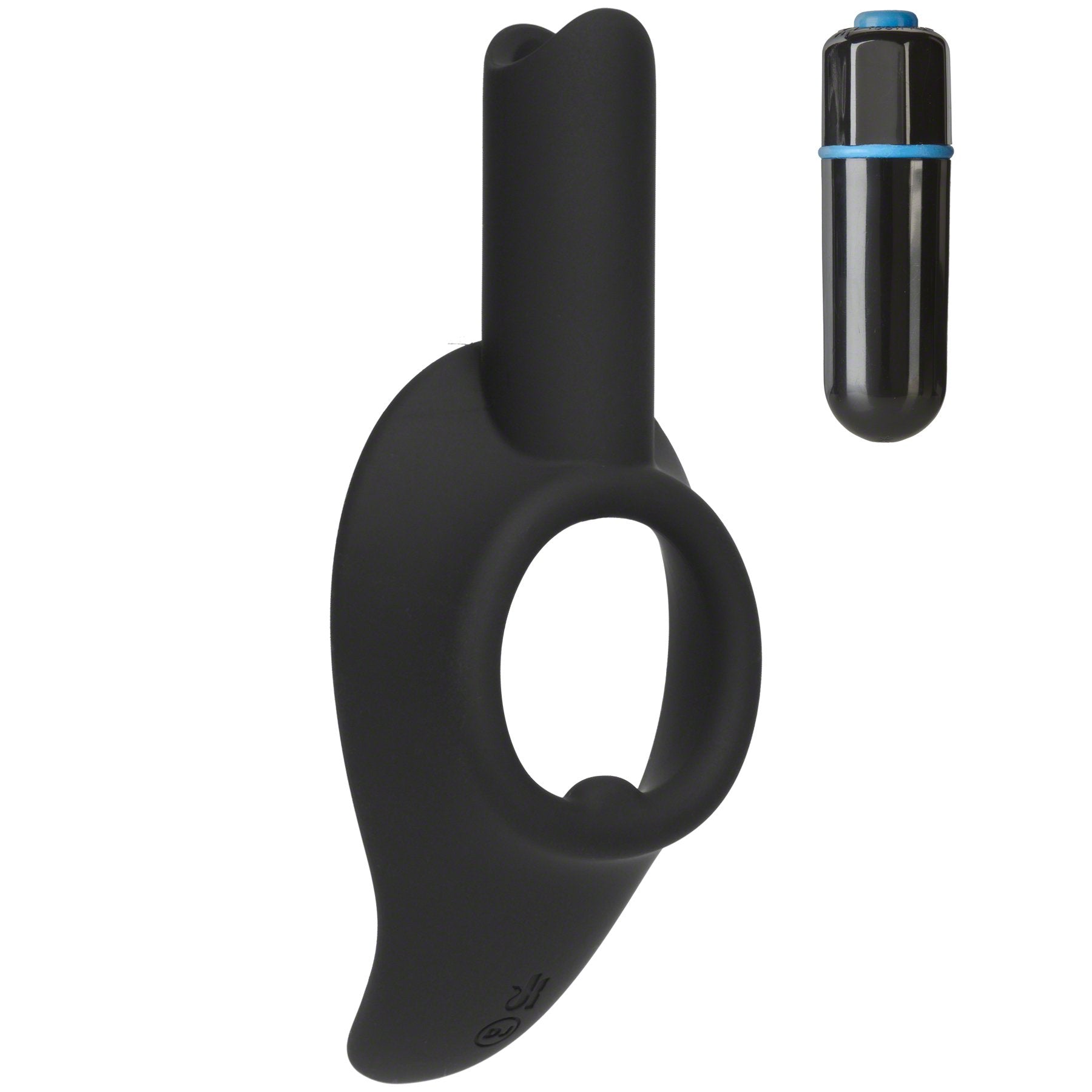 Doc Johnson Kink - Anneau pénien vibrant en silicone C-Ring