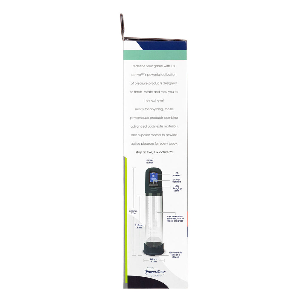 LUX active - Volume - Pompe à pénis rechargeable