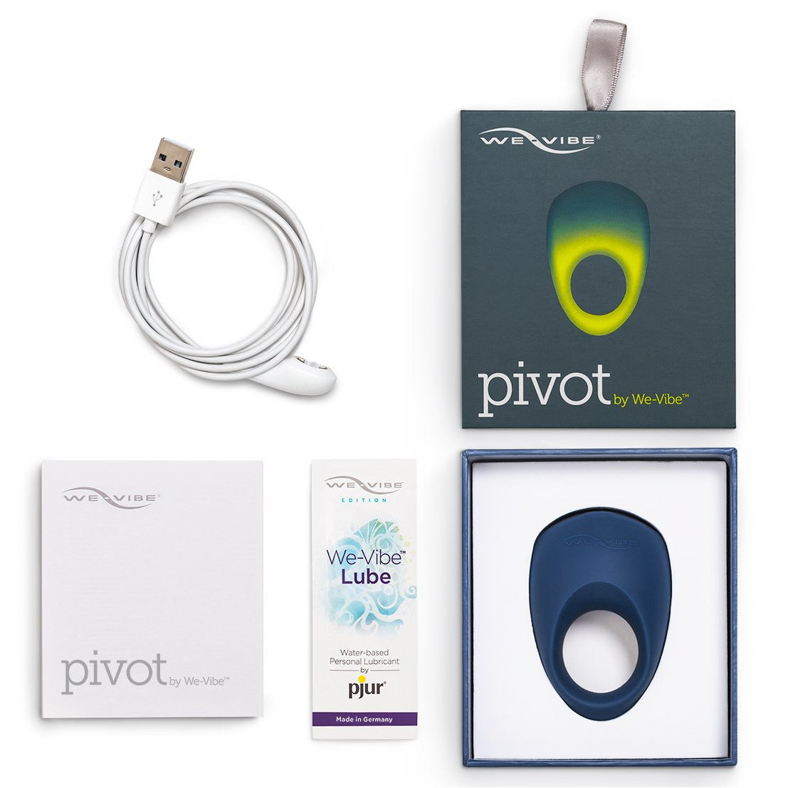We-Vibe® Pivot - Anneau vibrant - Bleu