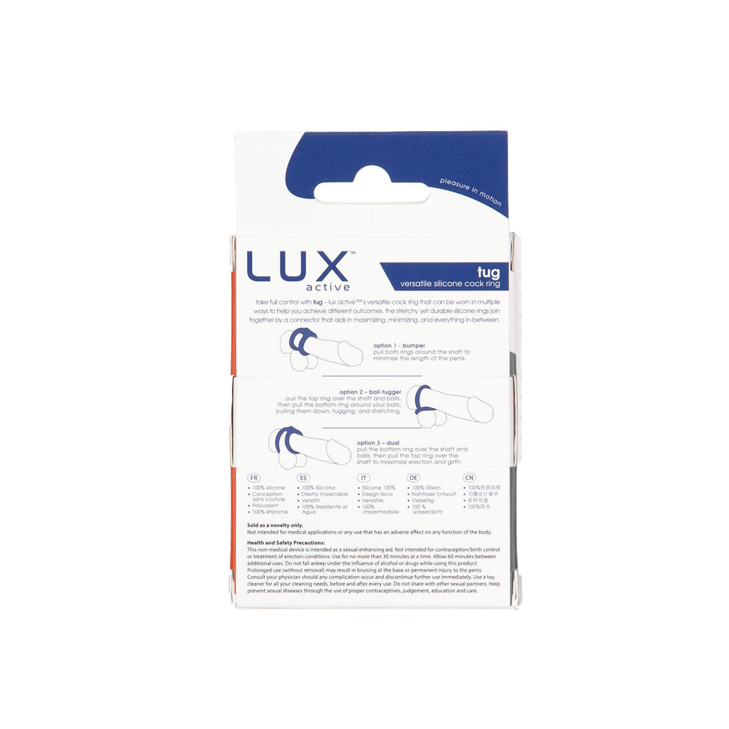 LUX Active - Anneau pénien polyvalent en silicone