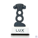 LUX active - Triad - 4.5" Vibrating Dual Cock Ring - Remote Included