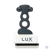 LUX active - Triad - 4.5" Vibrating Dual Cock Ring - Remote Included