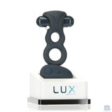 LUX active - Triad - 4.5" Vibrating Dual Cock Ring - Remote Included