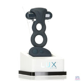 LUX active - Triad - 4.5" Vibrating Dual Cock Ring - Remote Included