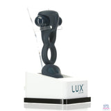 LUX active - Triad - 4.5" Vibrating Dual Cock Ring - Remote Included