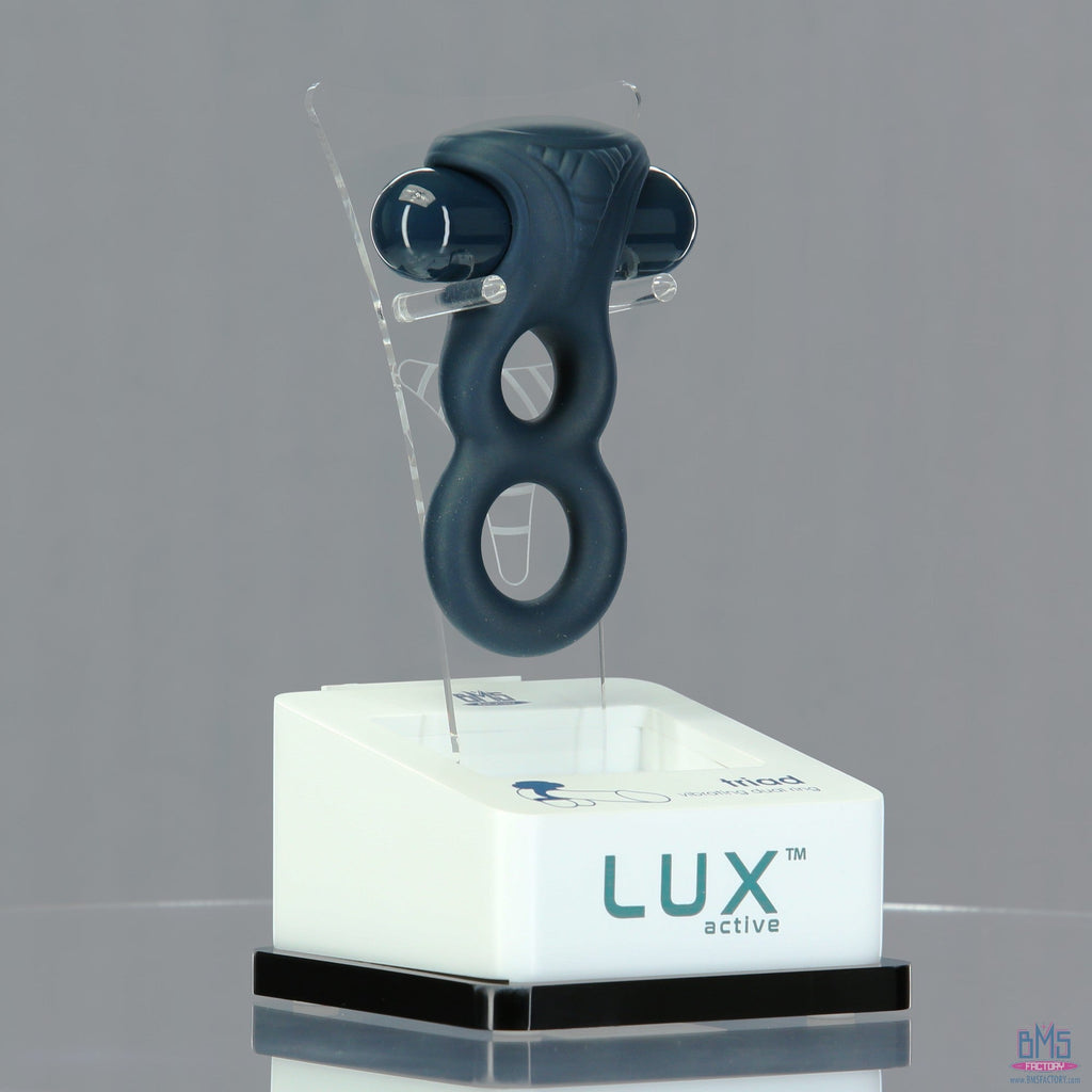 LUX active - Triad - Anneau pénien vibrant double de 4,5 pouces - Télécommande incluse