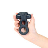 LUX active - Triad - Anneau pénien vibrant double de 4,5 pouces - Télécommande incluse