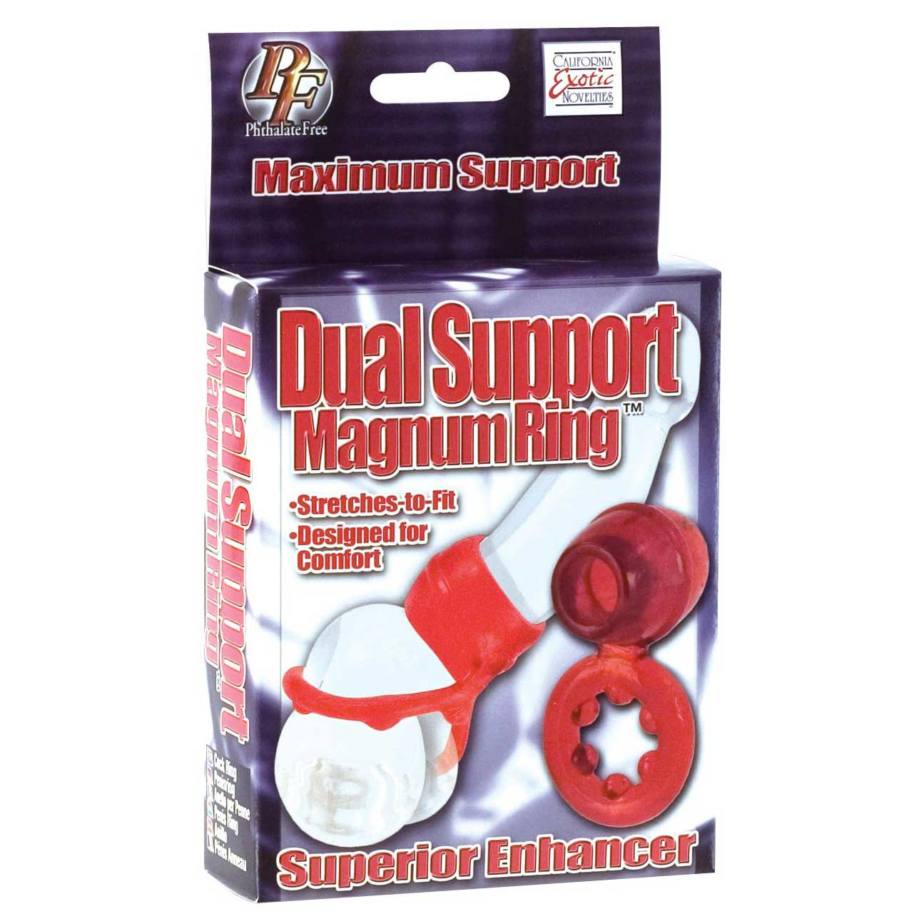 CALEXOTICS® - Dual Support Magnum Ring - Red