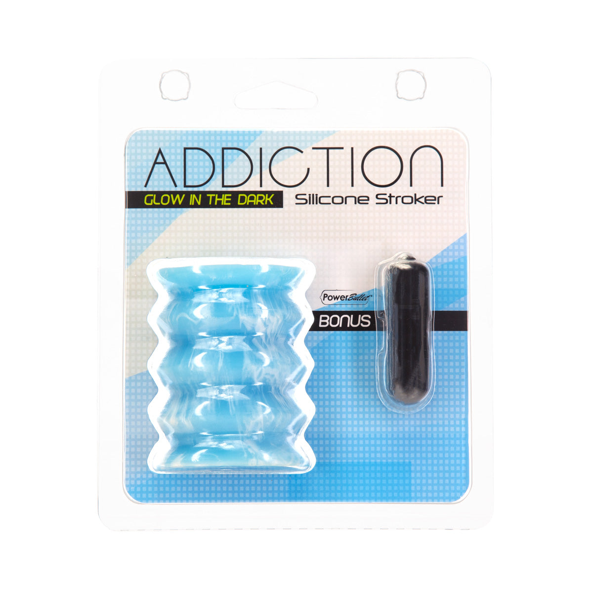 Addiction - Silicone Reversible Stroker - Glow in the Dark