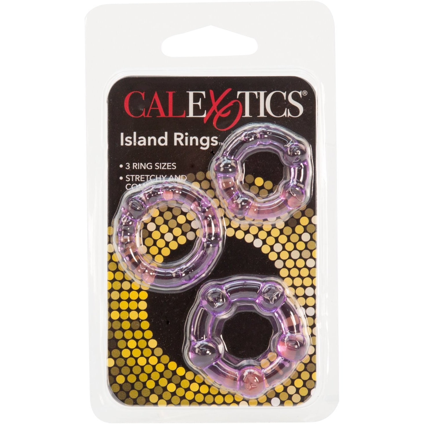 CALEXOTICS® - Silicone Island Rings - Purple
