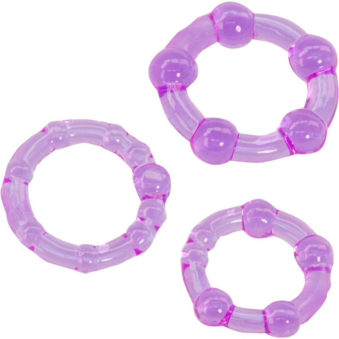 CALEXOTICS® - Silicone Island Rings - Purple